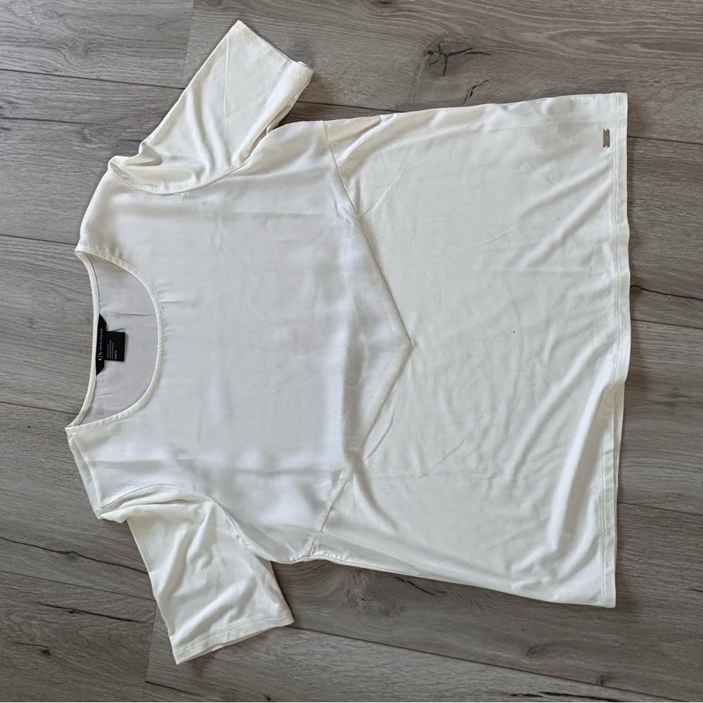 ARMANI EXCHANGE Elegant White Women's Top